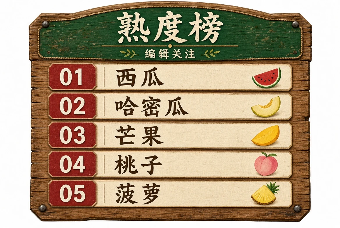 熟度榜编辑关注